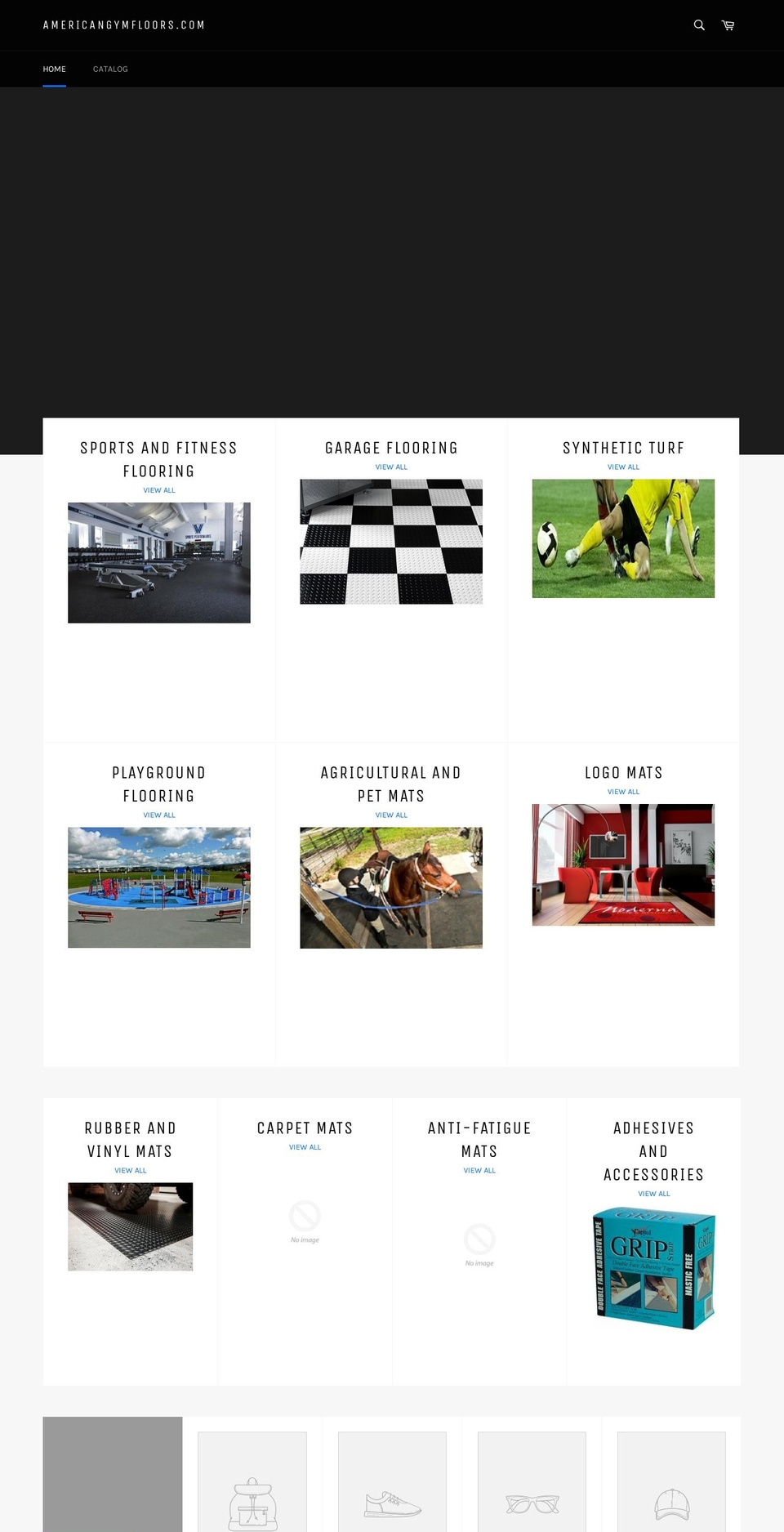 americangymfloors.com shopify website screenshot