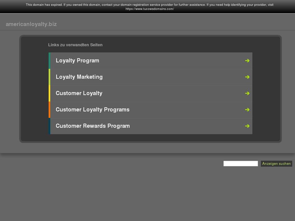 americanloyalty.biz shopify website screenshot