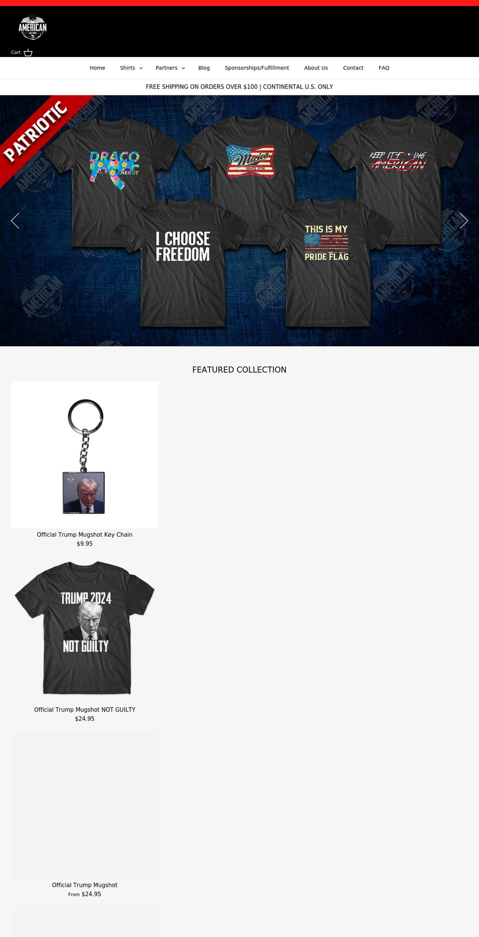 americannation.com shopify website screenshot