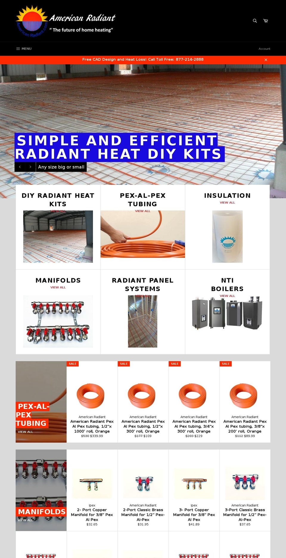 americanradiant.com shopify website screenshot