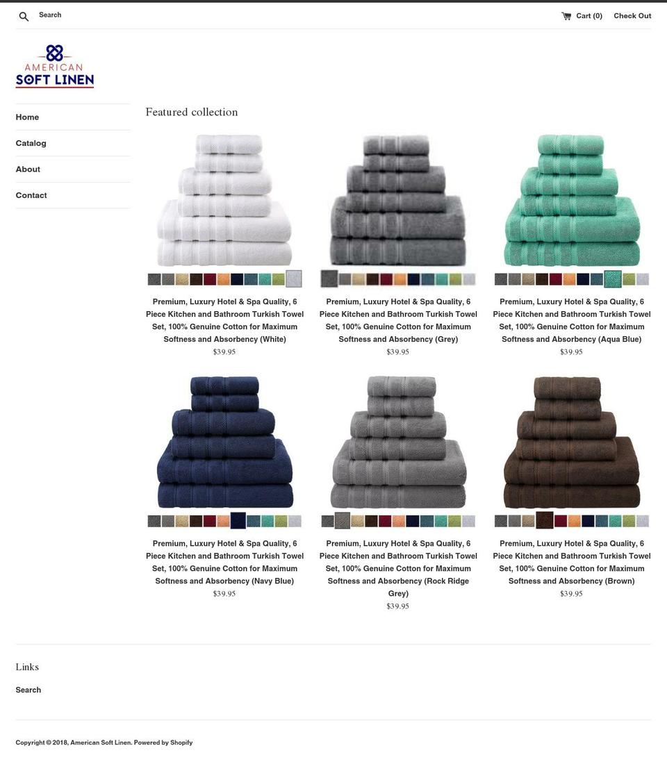 ay Shopify theme site example americansoftlinen.com