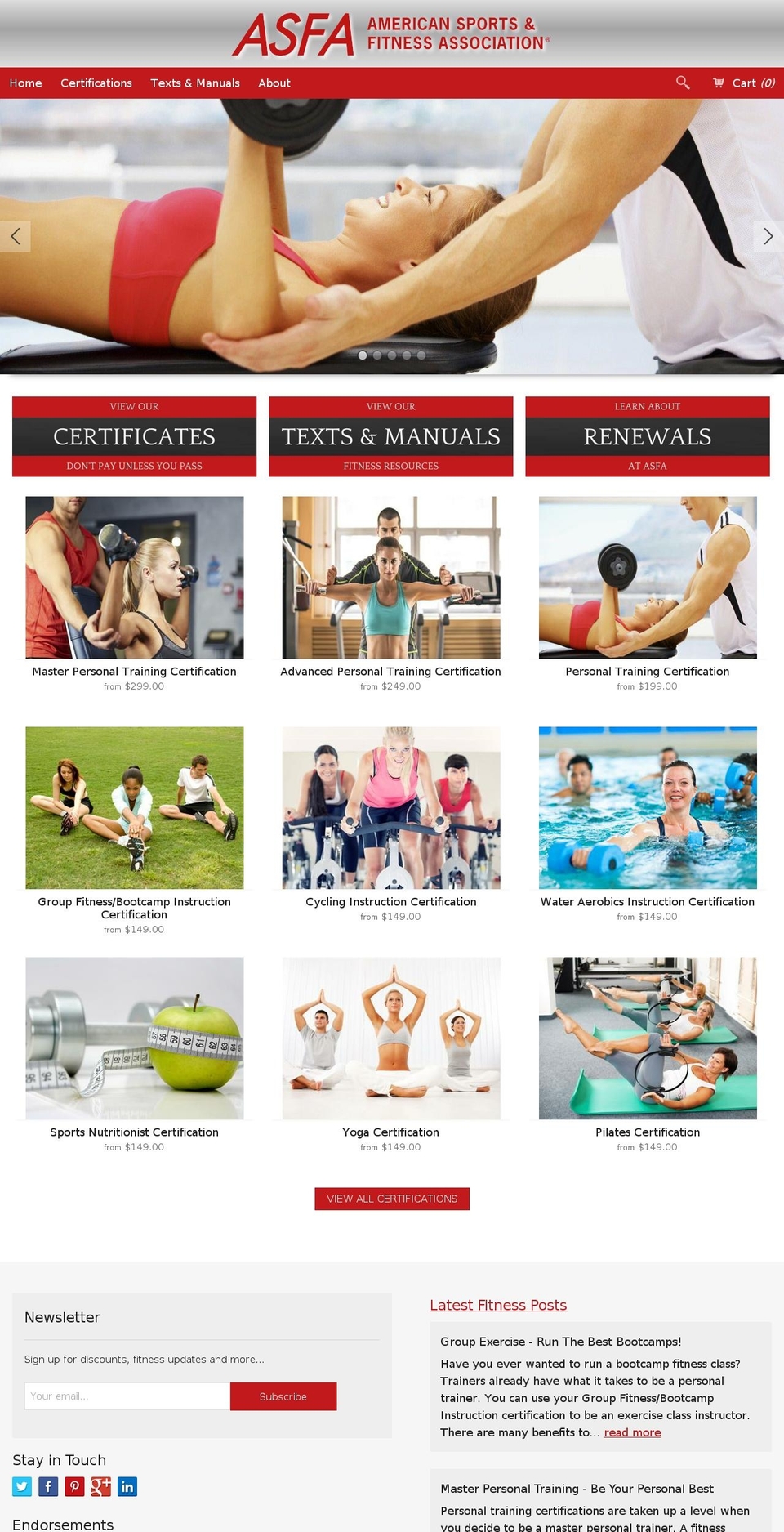 americansportsandfitness.com — Shopify storefront screenshot