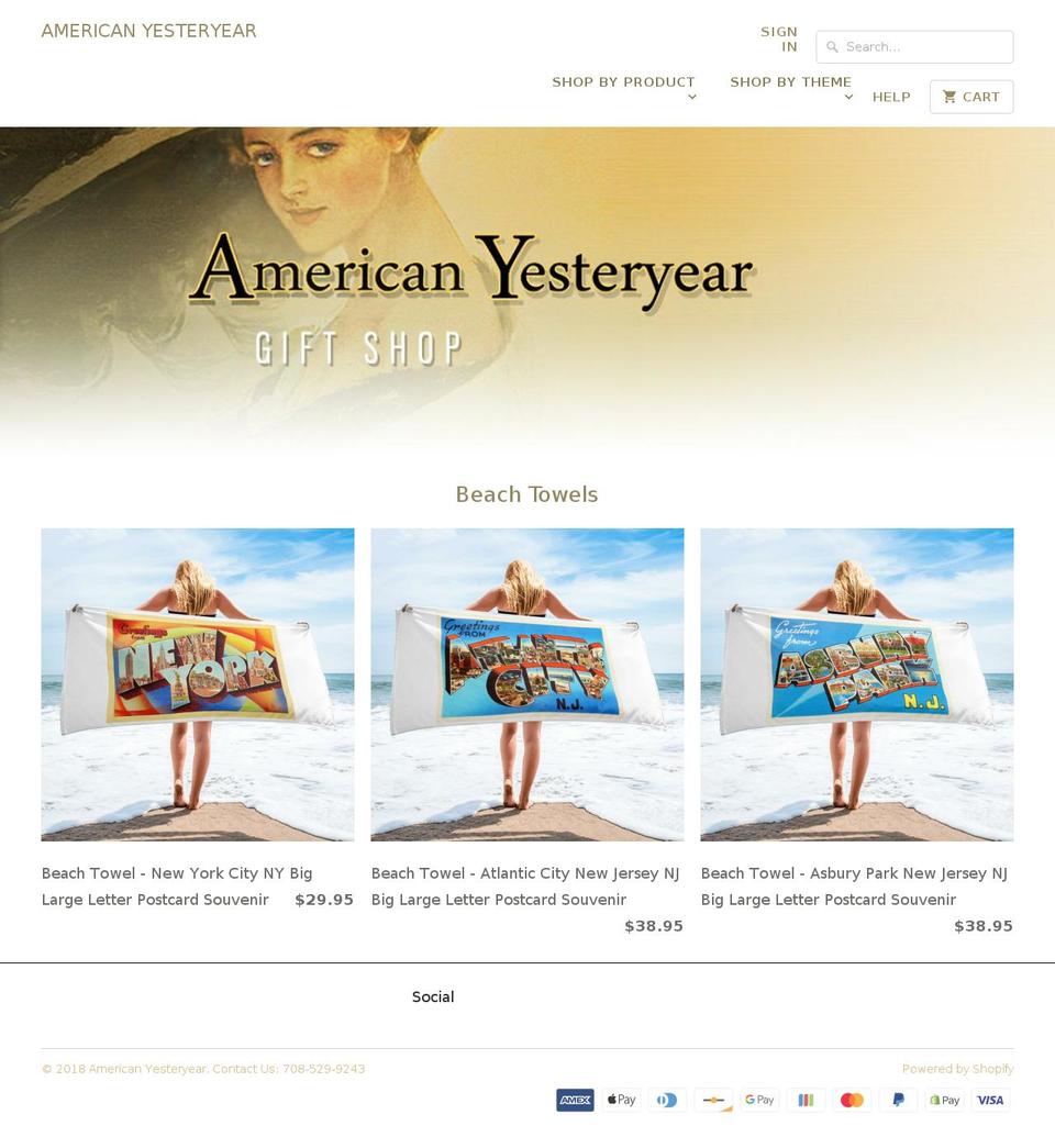 americantravelogue.com — Shopify storefront screenshot