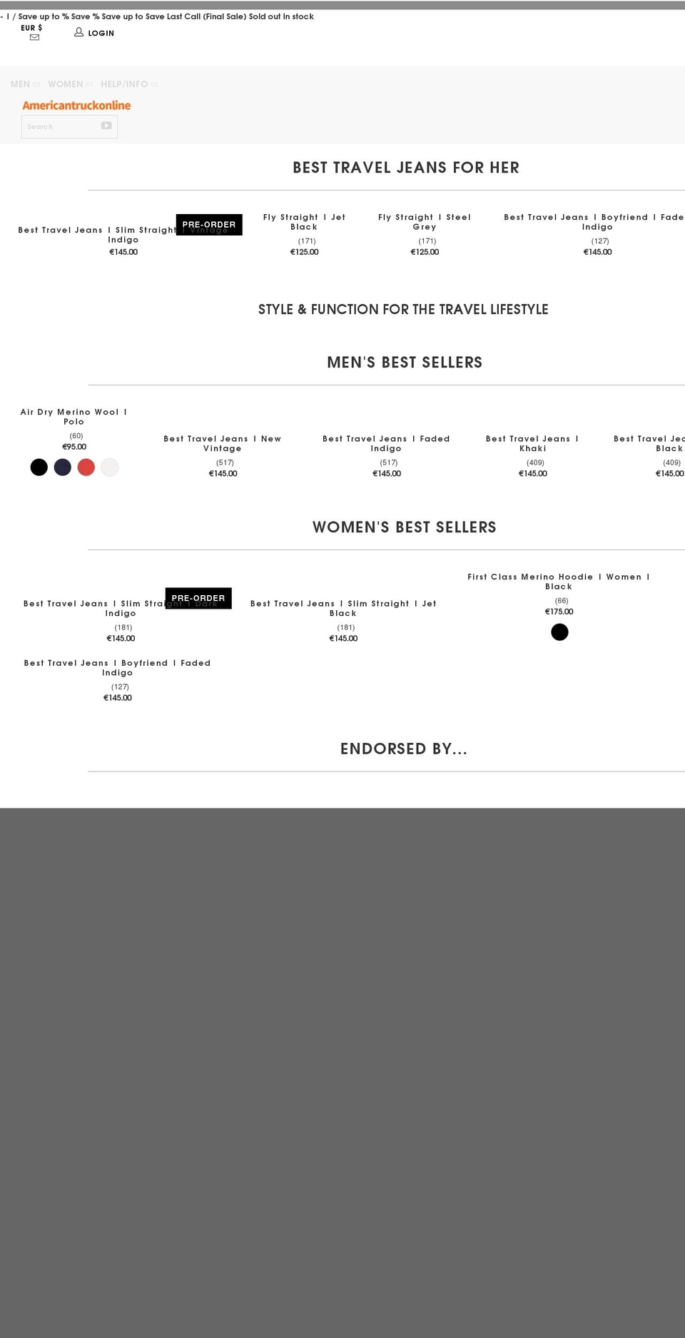 americantruckonline.com shopify website screenshot