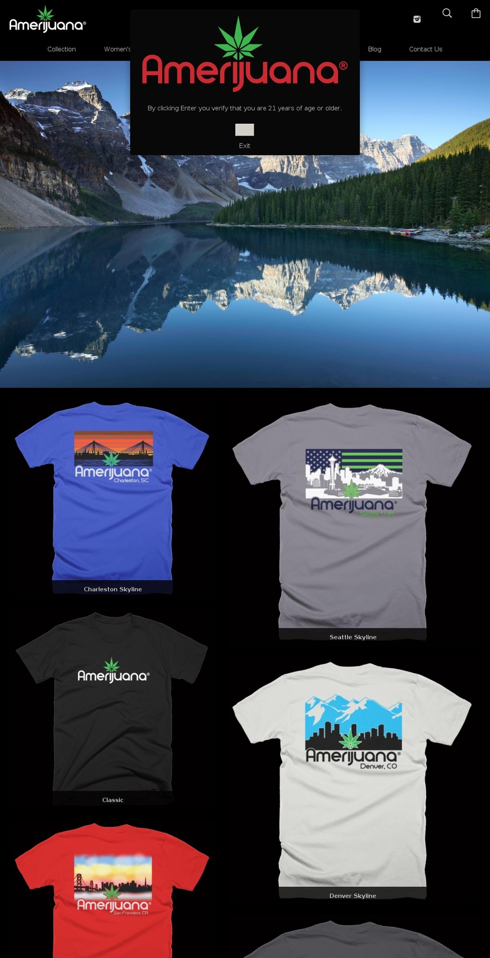 amerijuanashop.com shopify website screenshot