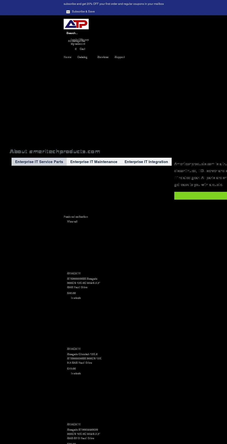 ameritechproducts.com shopify website screenshot