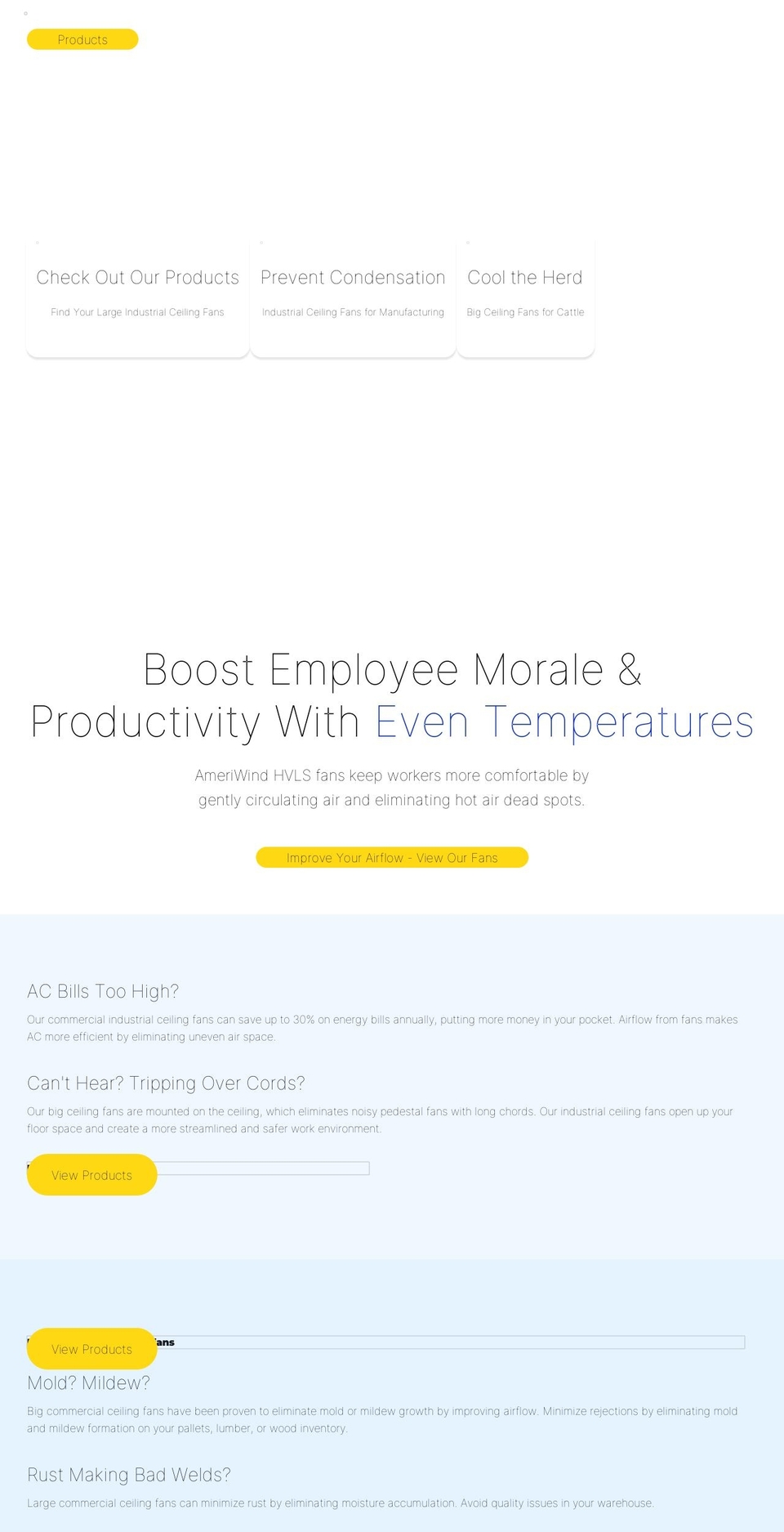 ameriwind.net shopify website screenshot