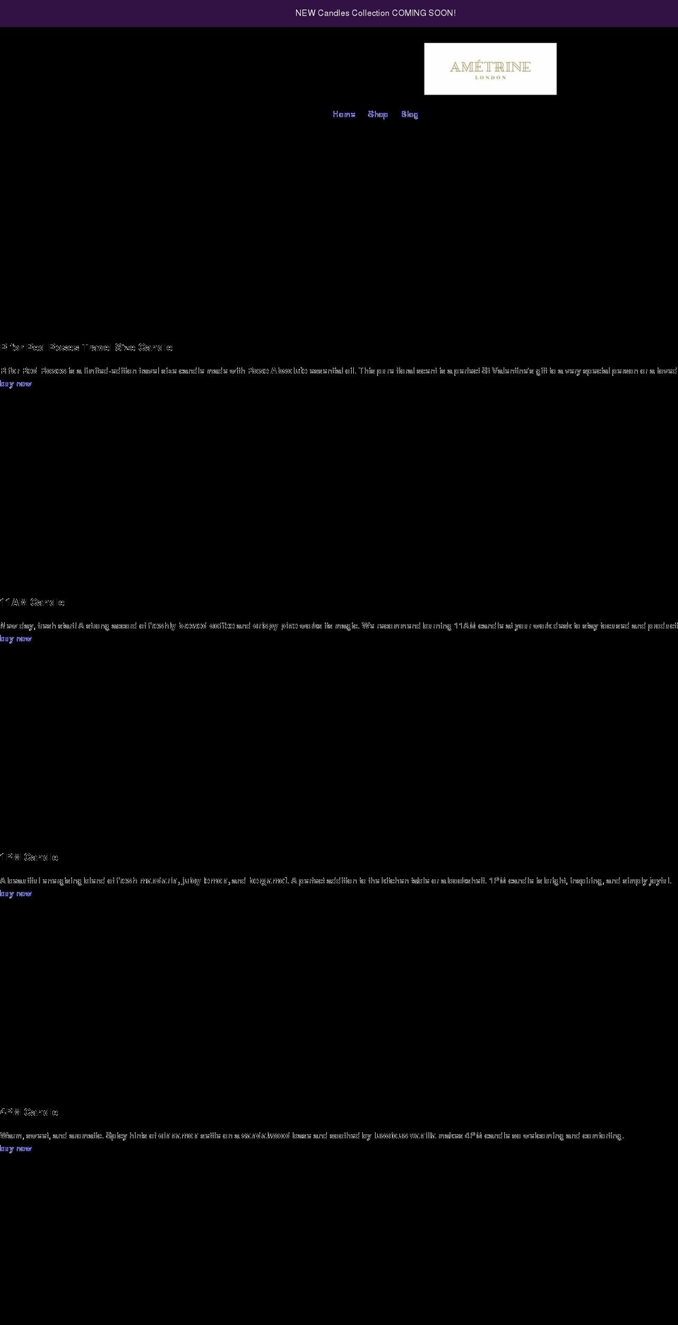ametrine-london.myshopify.com shopify website screenshot