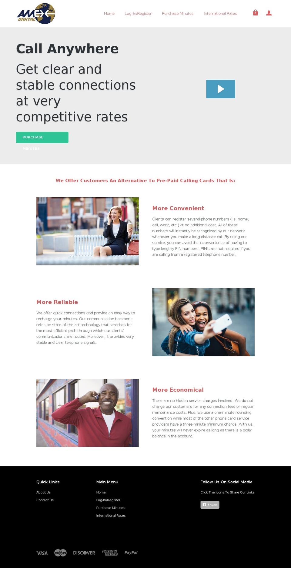 amexdigi.com shopify website screenshot