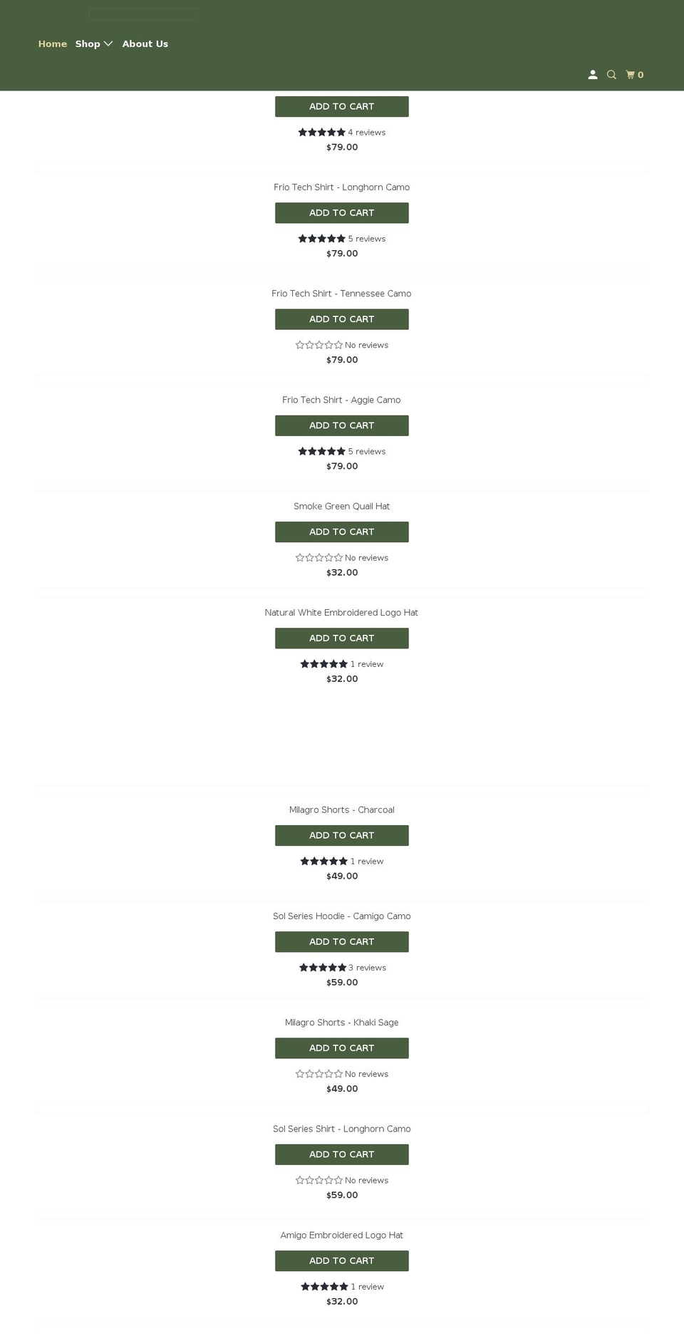 amigo-provisions-company.myshopify.com shopify website screenshot