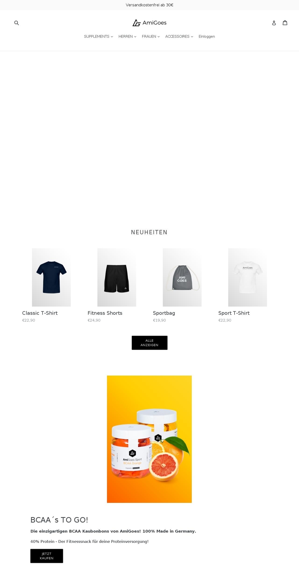 amigoes.de shopify website screenshot