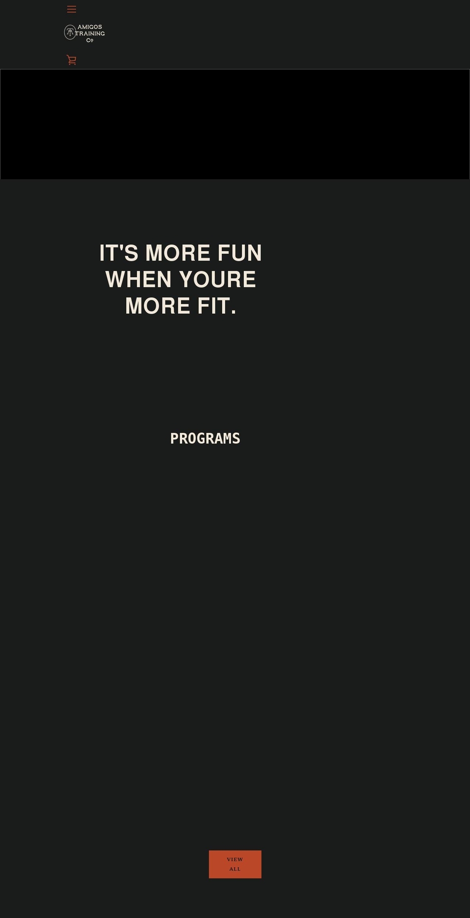 amigostraining.com shopify website screenshot