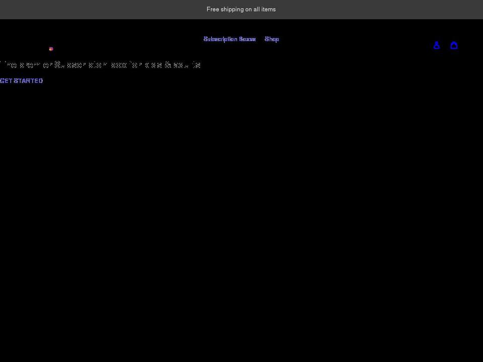 aminasbox.com shopify website screenshot