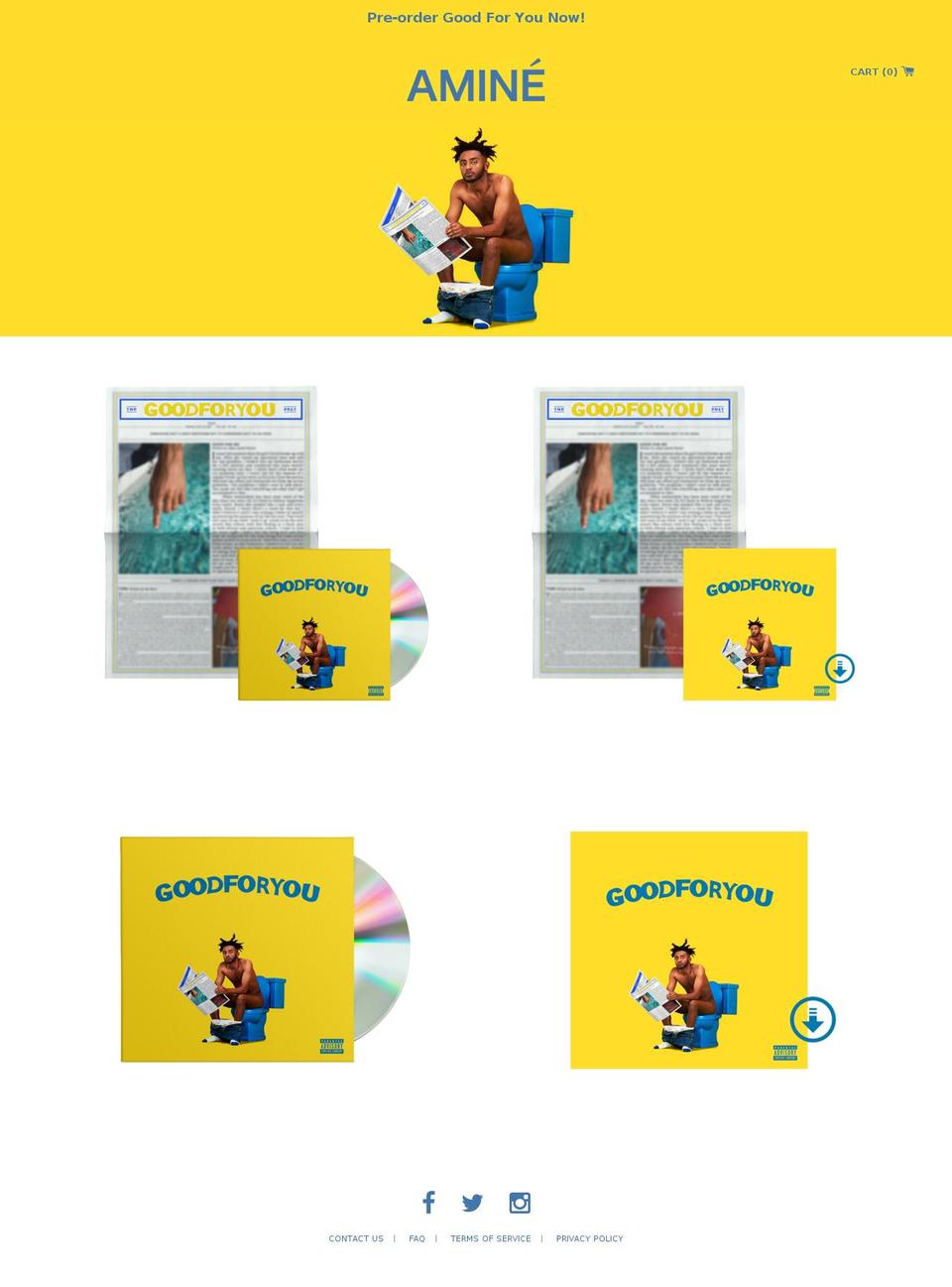 june19 Shopify theme site example amine-official-store.myshopify.com
