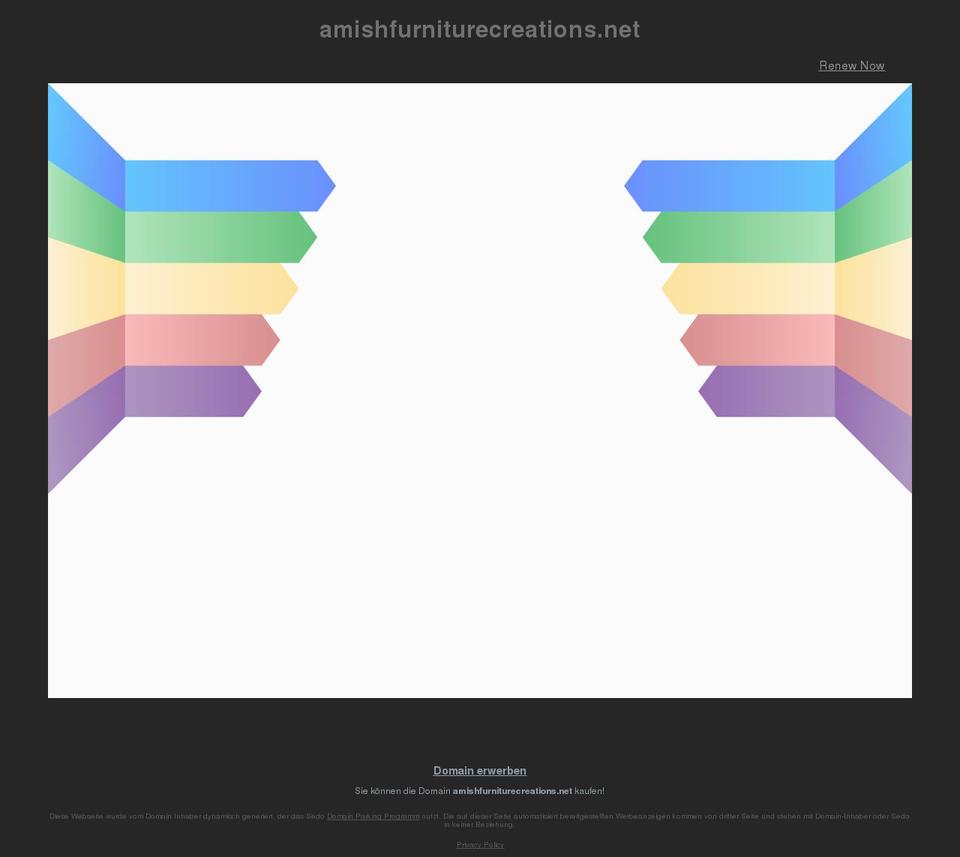 amishfurniturecreations.net shopify website screenshot
