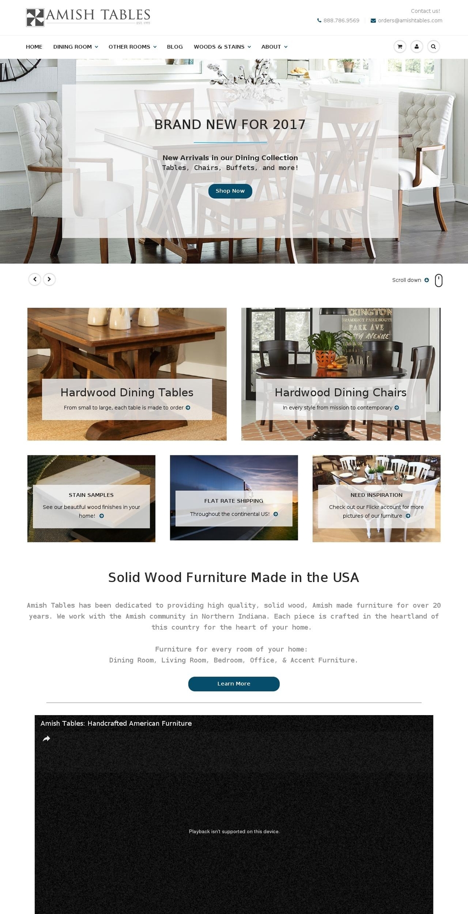 Copy - ShowTime BoldDevSept6 Shopify theme site example amishtables.com