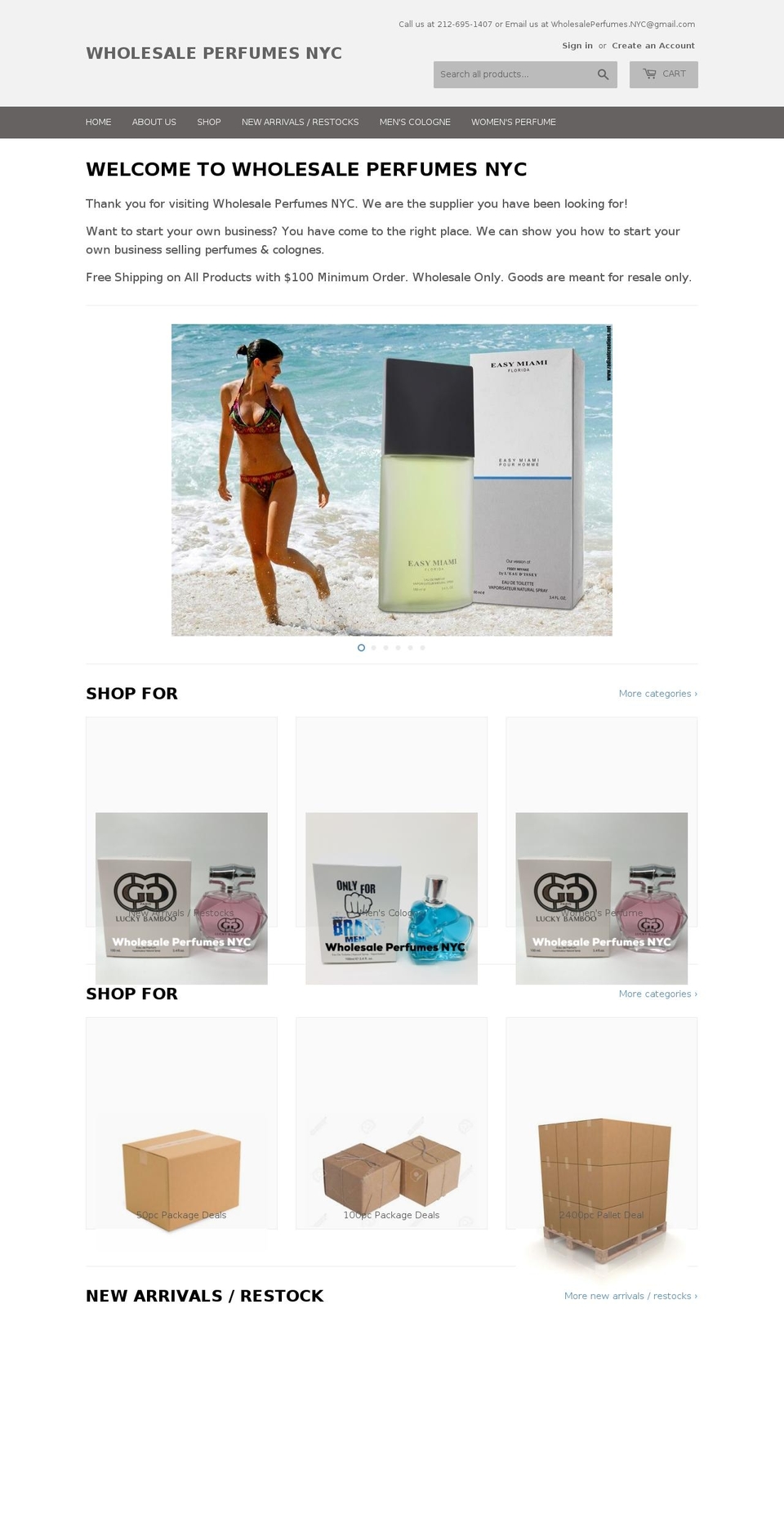 amitperfumes.com — Shopify storefront screenshot