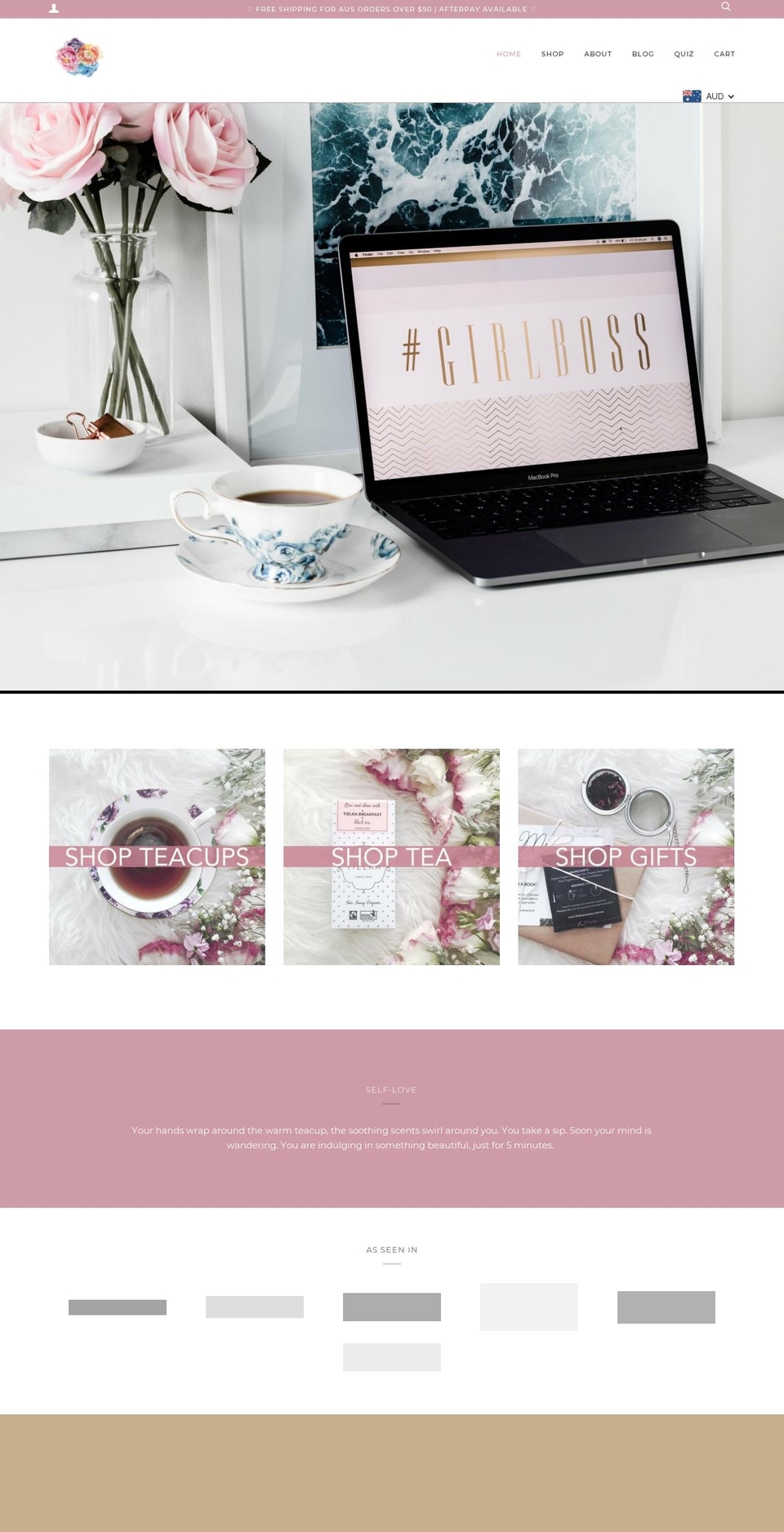 amitycreated.com shopify website screenshot