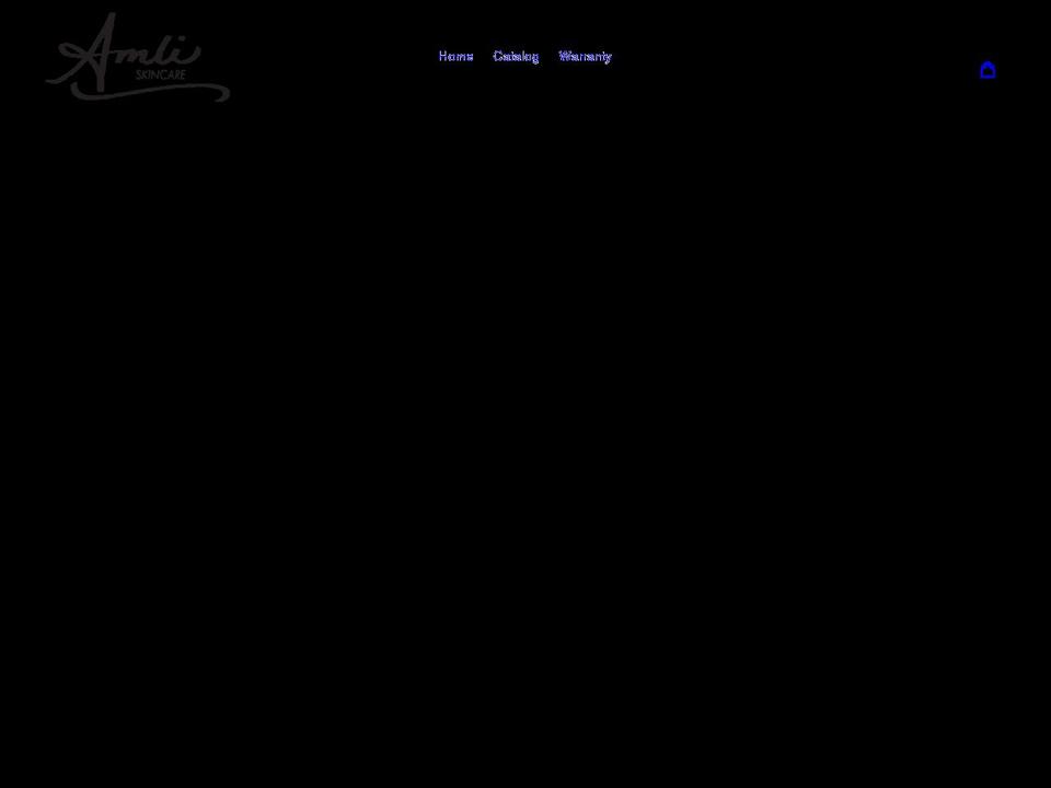 amliskincare.com shopify website screenshot