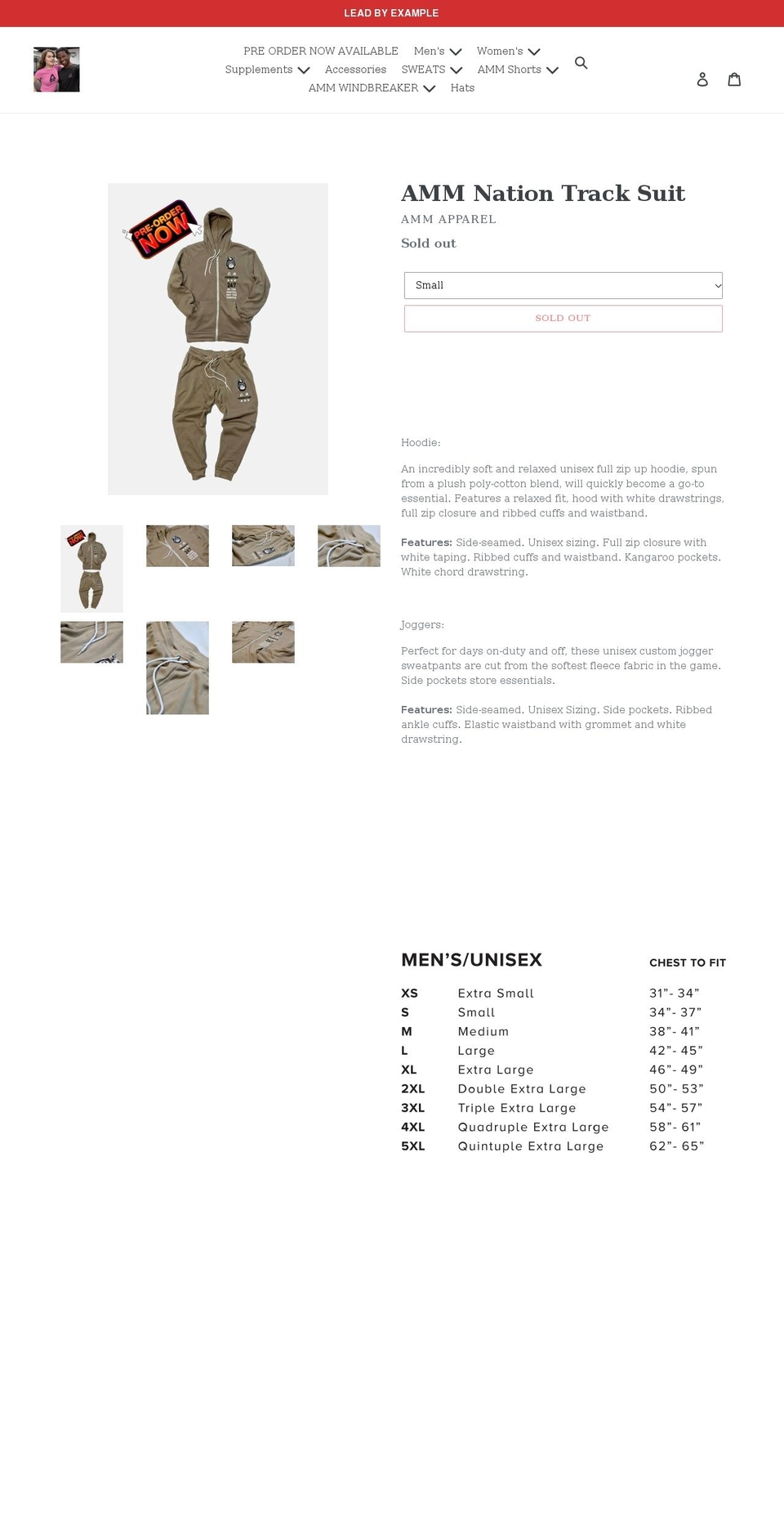 ammnation.com — Shopify storefront screenshot