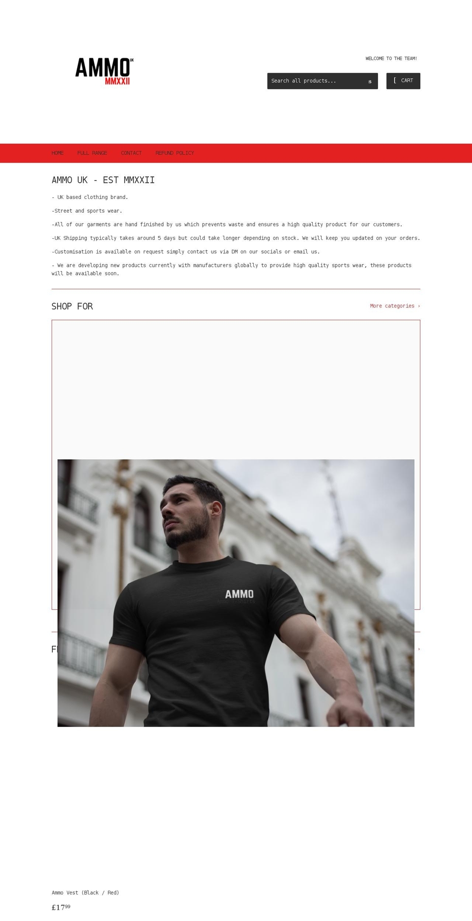 ammouk.com shopify website screenshot