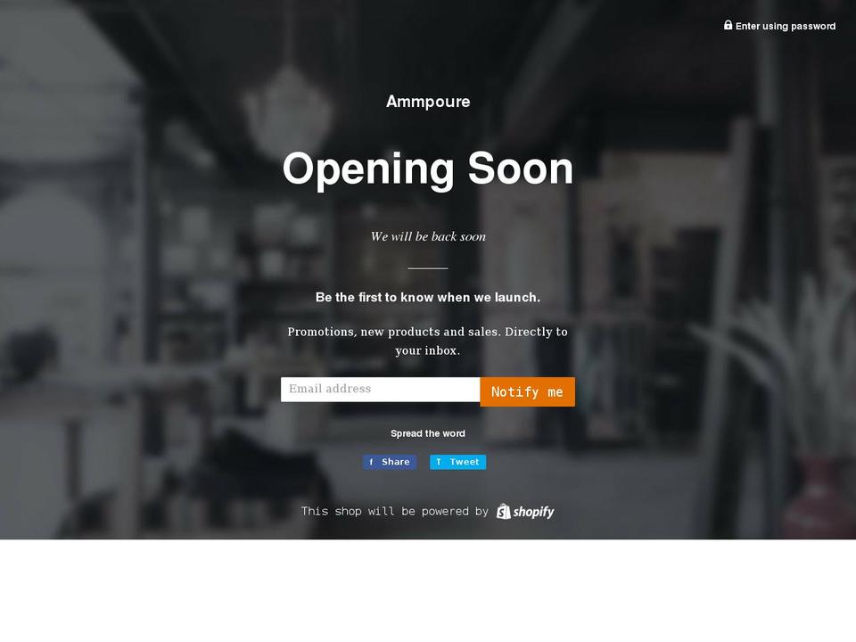 ammpoureusa.com shopify website screenshot