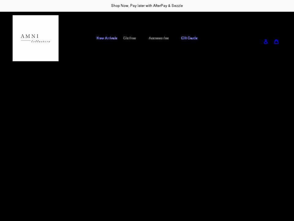 amnicollective.com shopify website screenshot