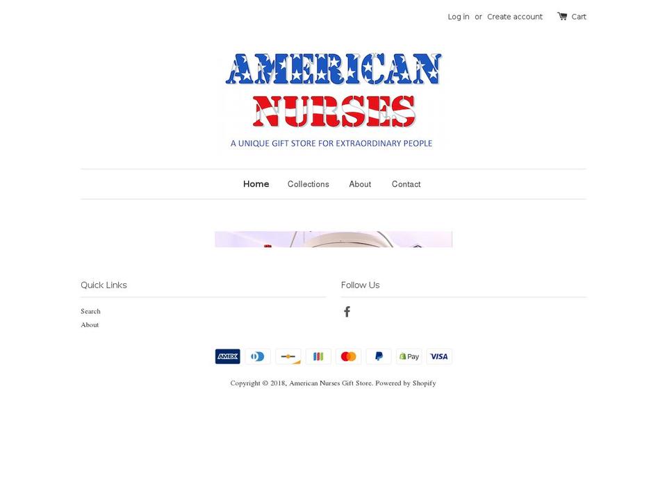 amnurses.com — Shopify storefront screenshot