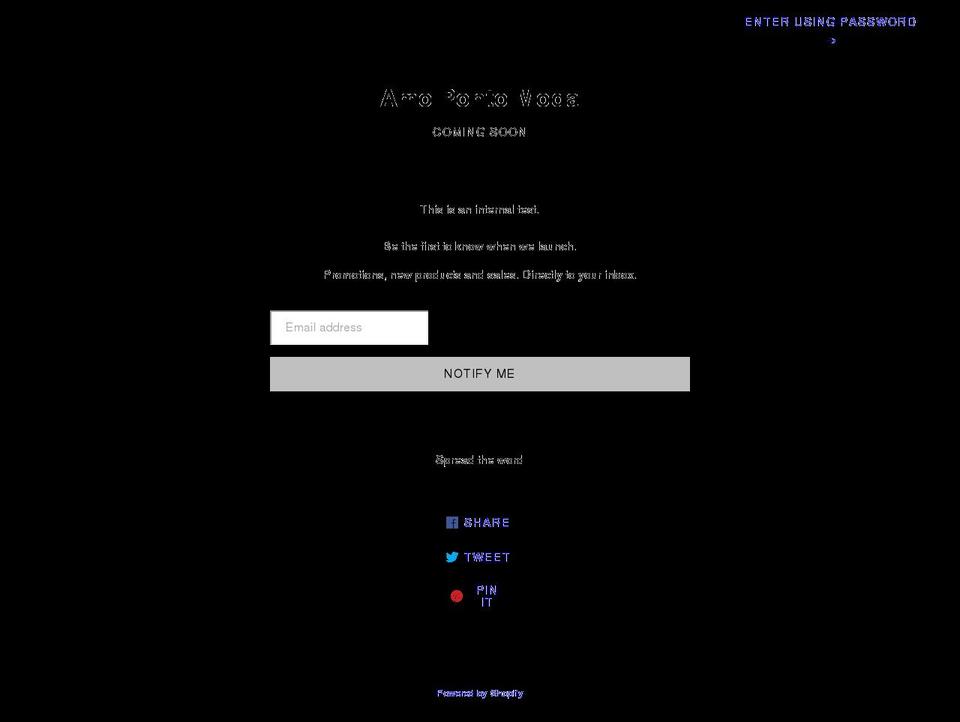 amo.moda shopify website screenshot