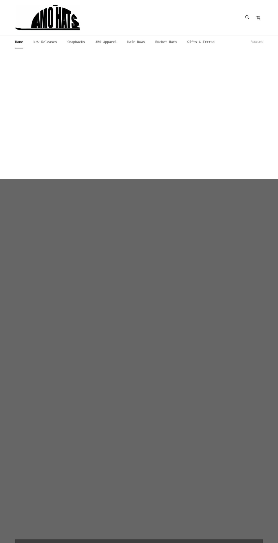 amohats.com shopify website screenshot