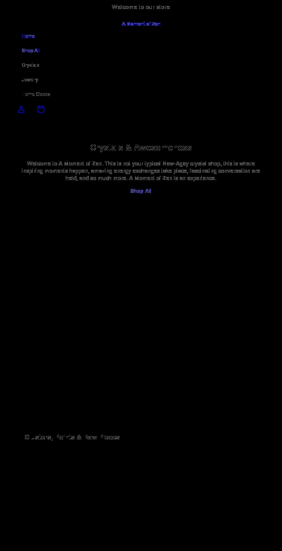 amomentofzennj.com shopify website screenshot