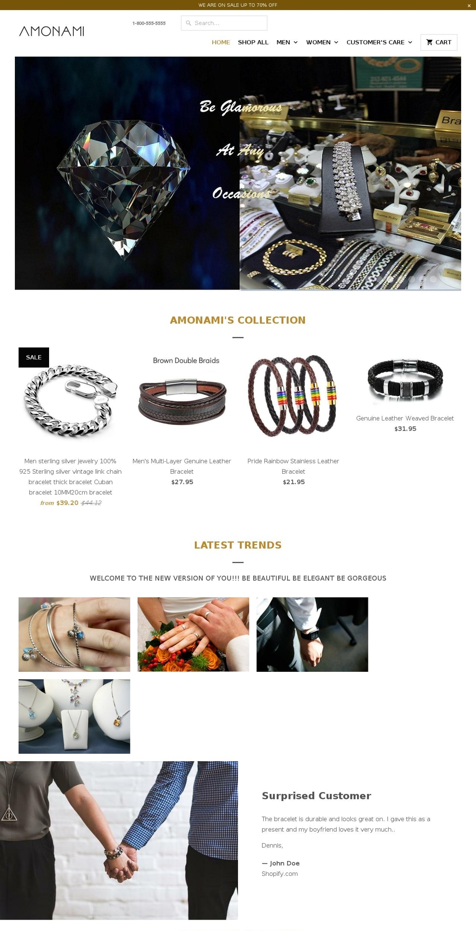 amonami.com — Shopify storefront screenshot
