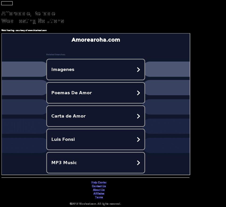 amorearoha.com — Shopify storefront screenshot