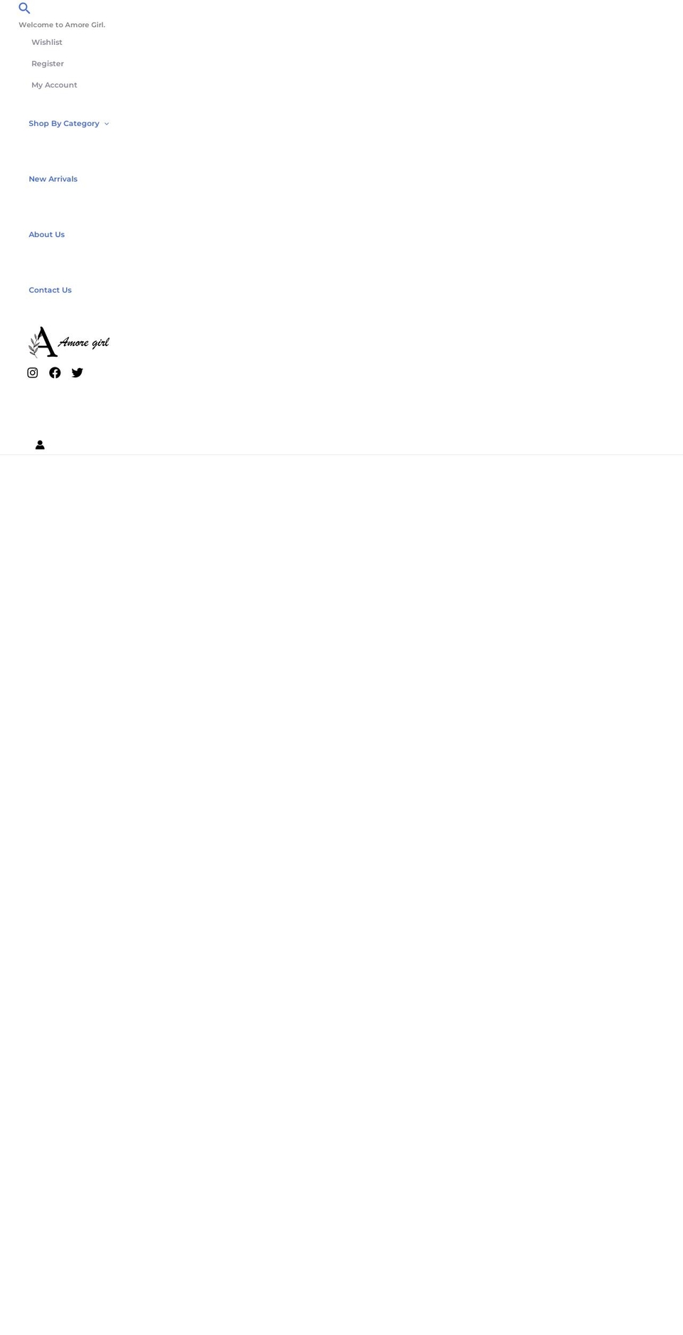 amoregirl.com — Shopify storefront screenshot
