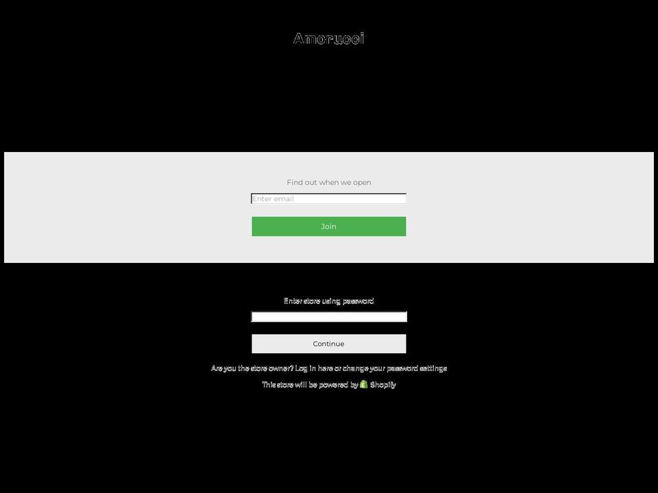 amorucci-aus.myshopify.com shopify website screenshot