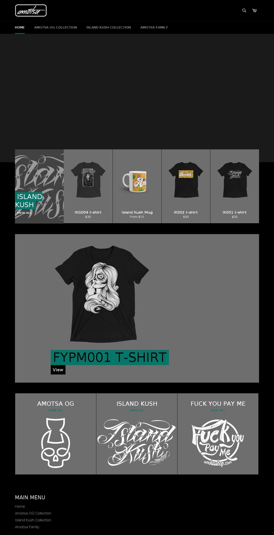 amotsashop.com — Shopify storefront screenshot