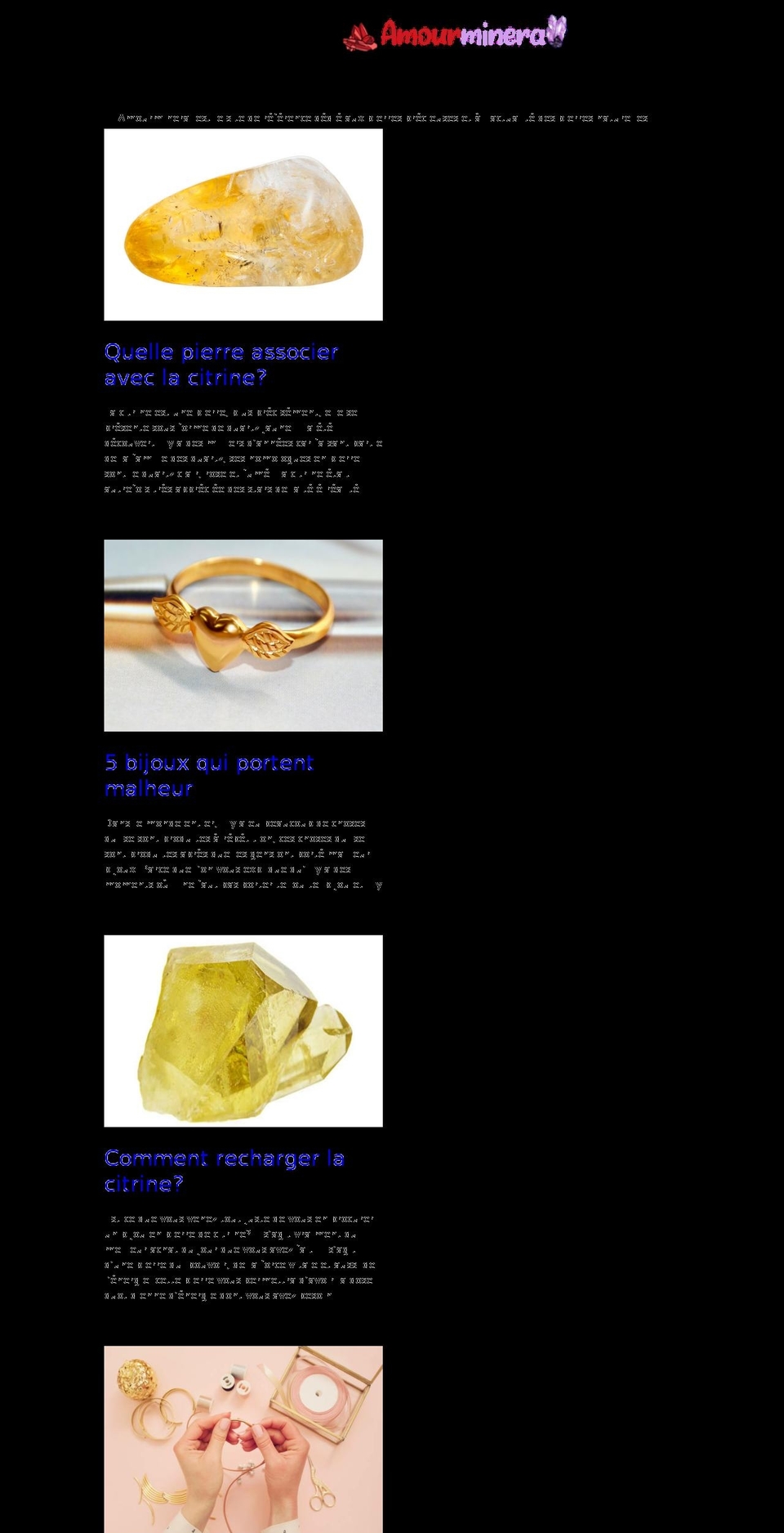 amourmineral.com — Shopify storefront screenshot