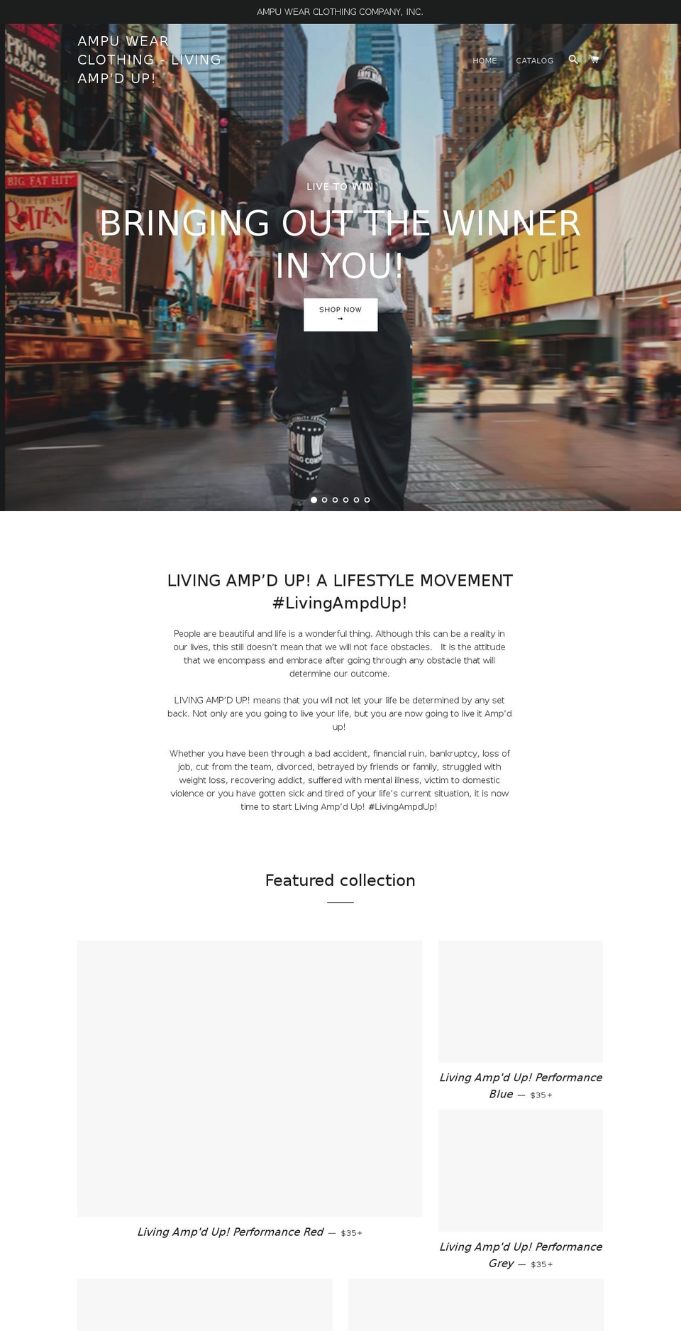 ampattire.com — Shopify storefront screenshot