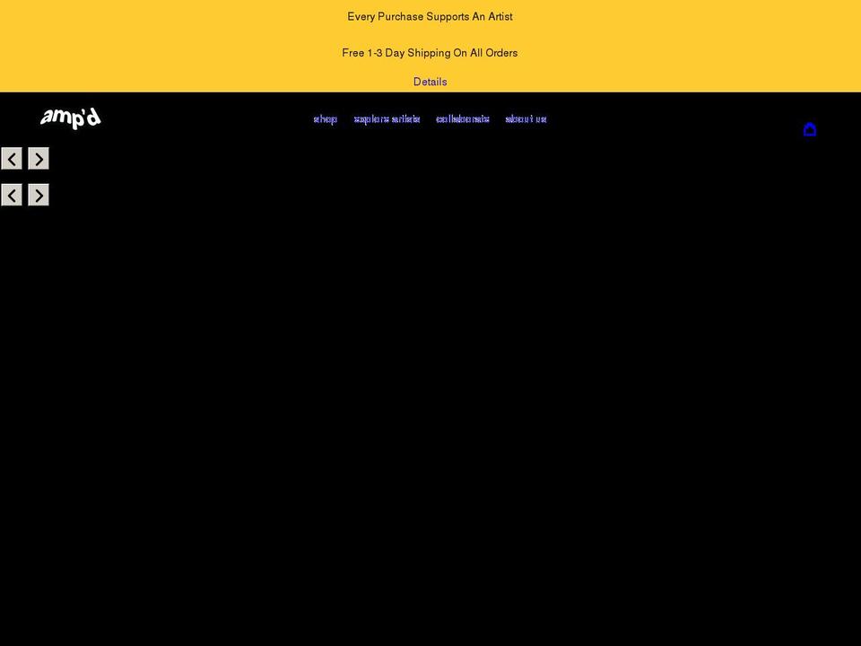 ampdcollective.com shopify website screenshot
