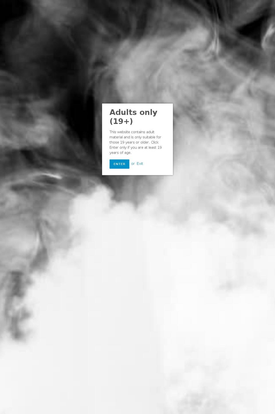 Amped Shopify theme site example ampedvape.com