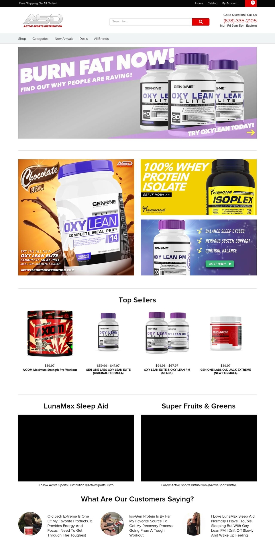 amperall.com — Shopify storefront screenshot