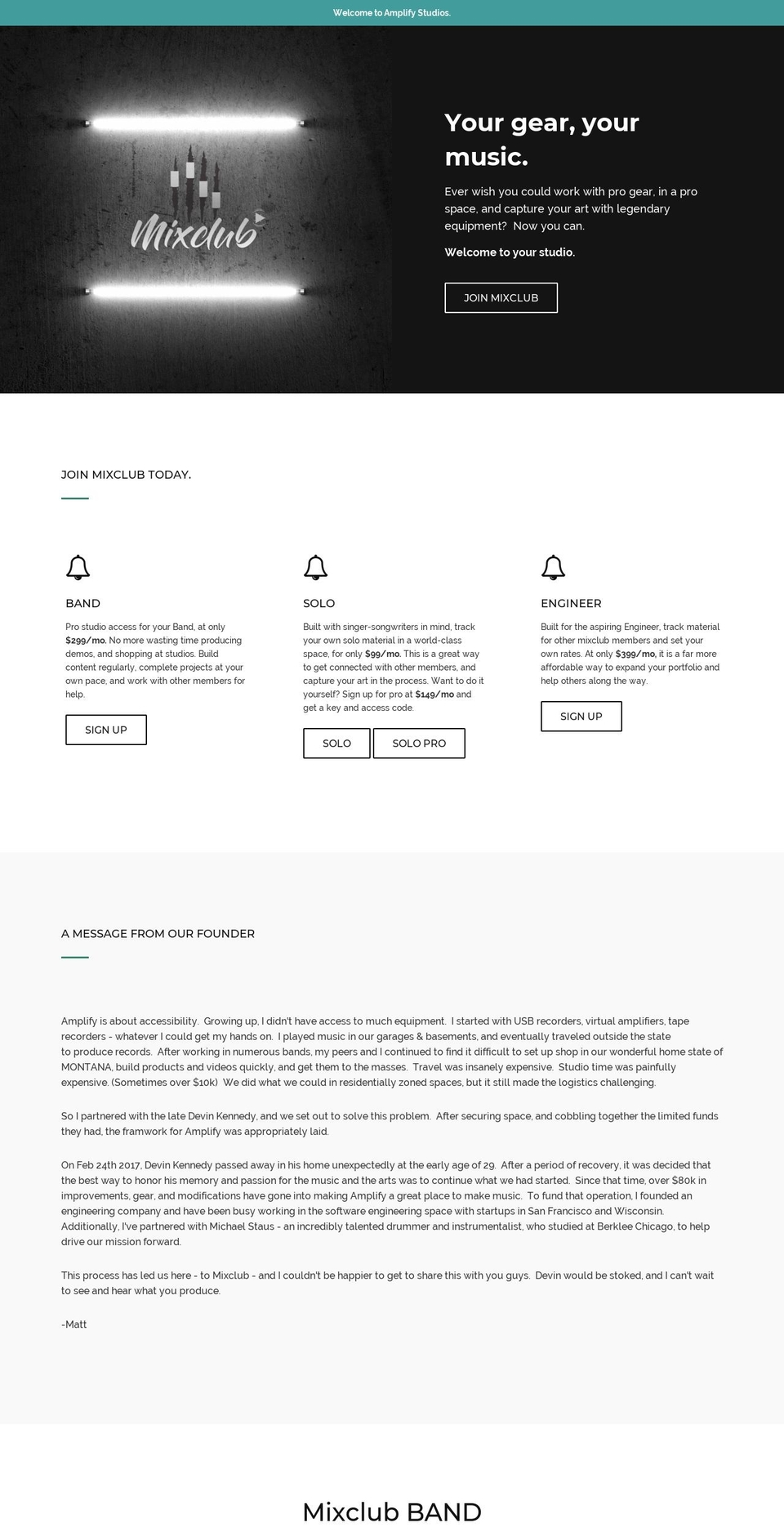 amplifydowntown.com shopify website screenshot