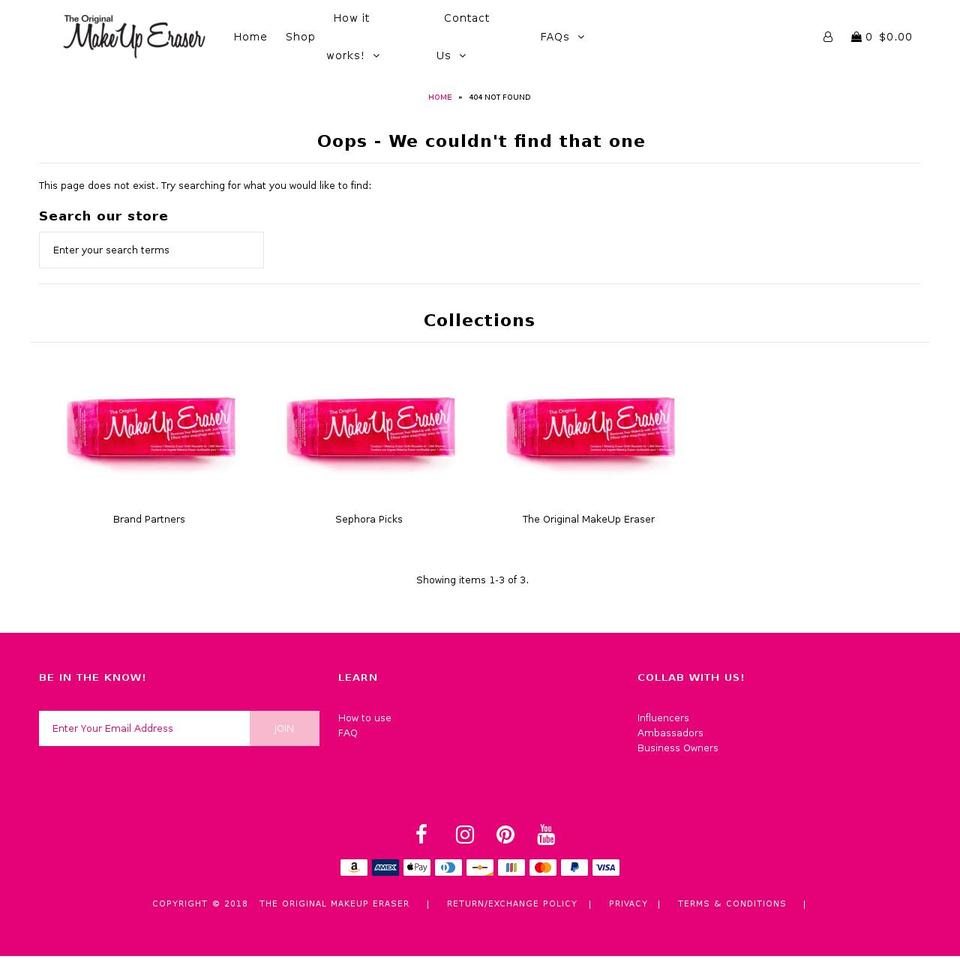 amplimascara.com — Shopify storefront screenshot