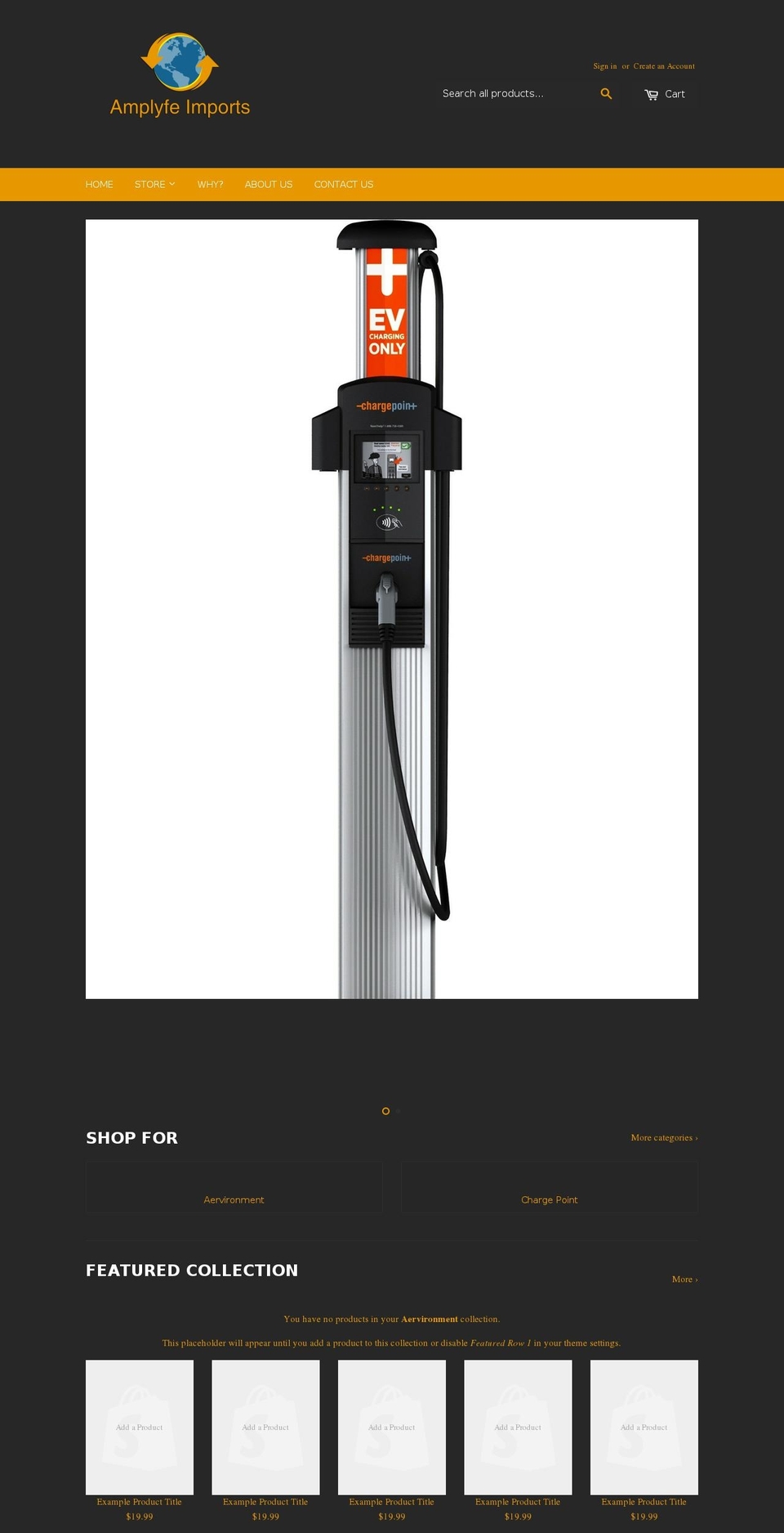 amplyfe.com shopify website screenshot