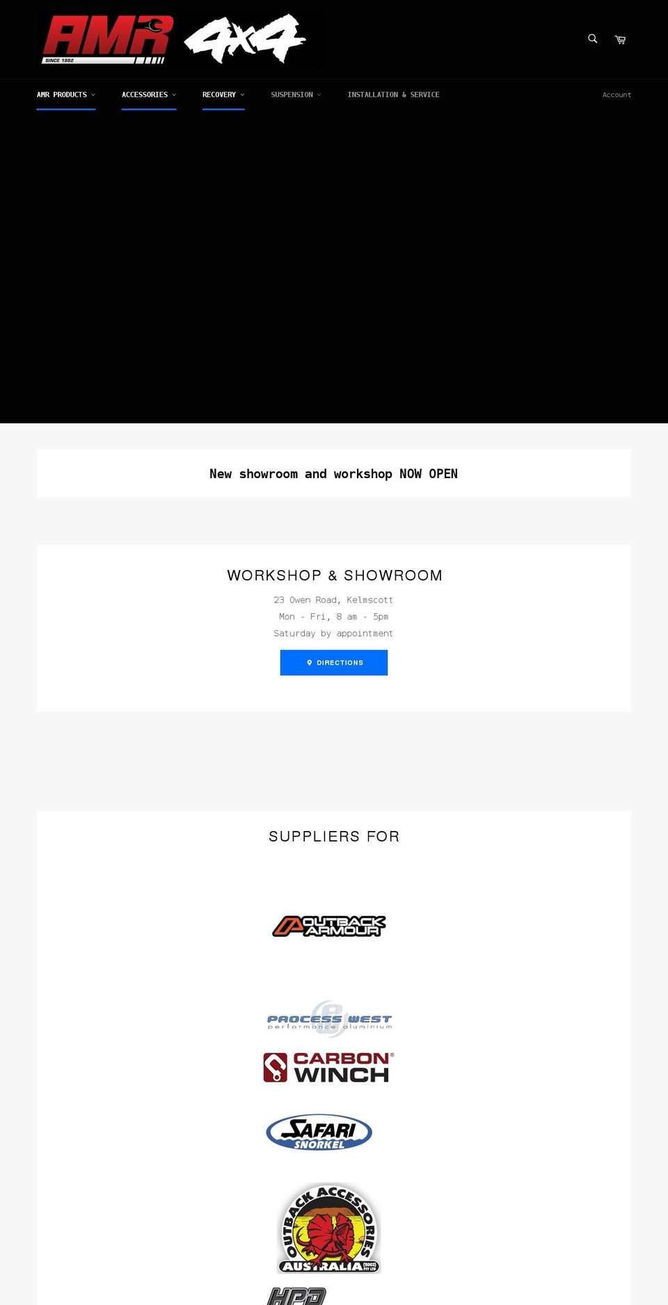amr4x4.com shopify website screenshot