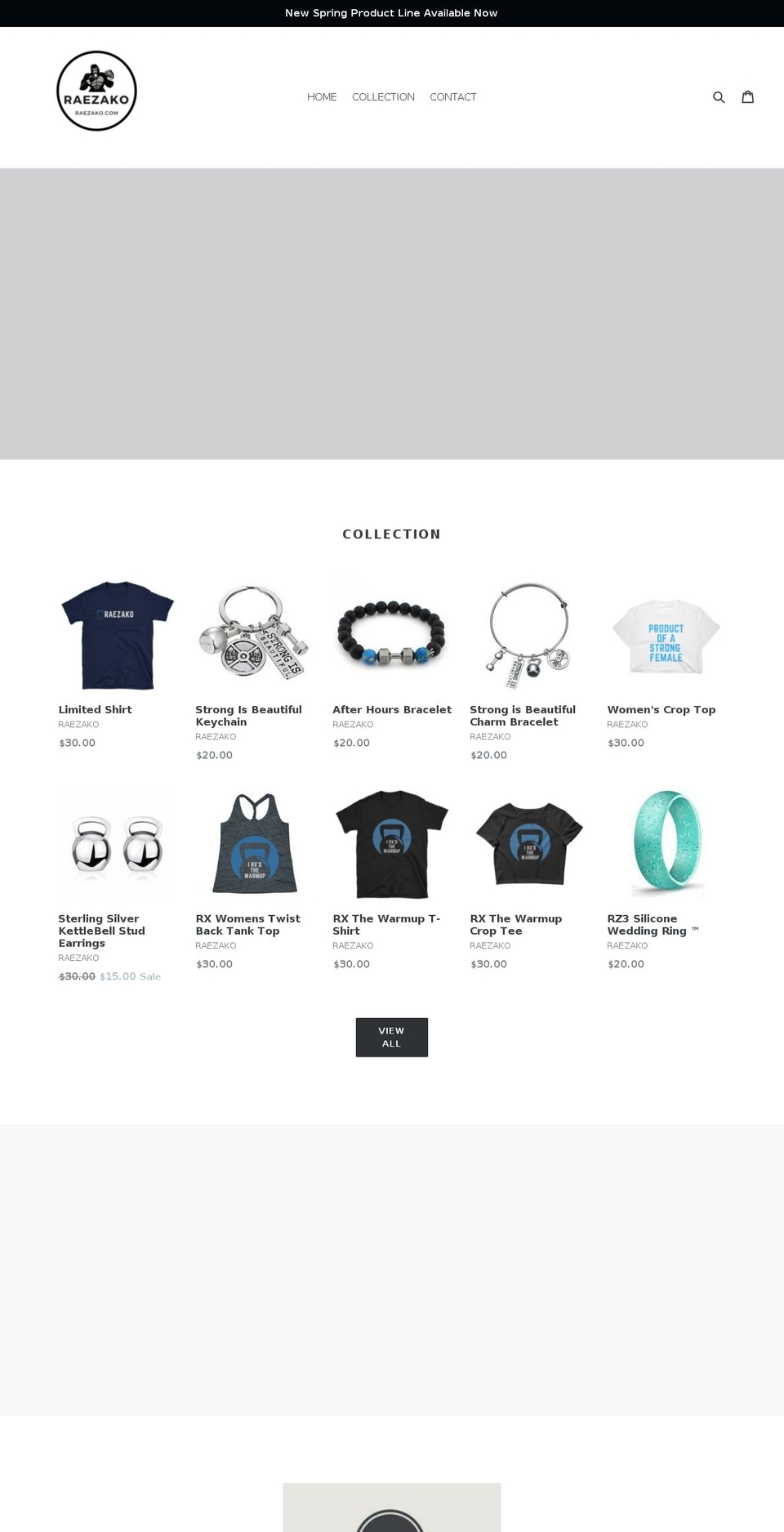 amrapstrength.com — Shopify storefront screenshot