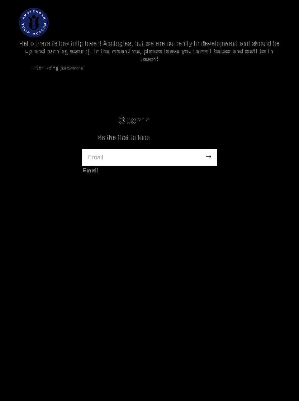 amsterdamtulipmuseumonline.com shopify website screenshot