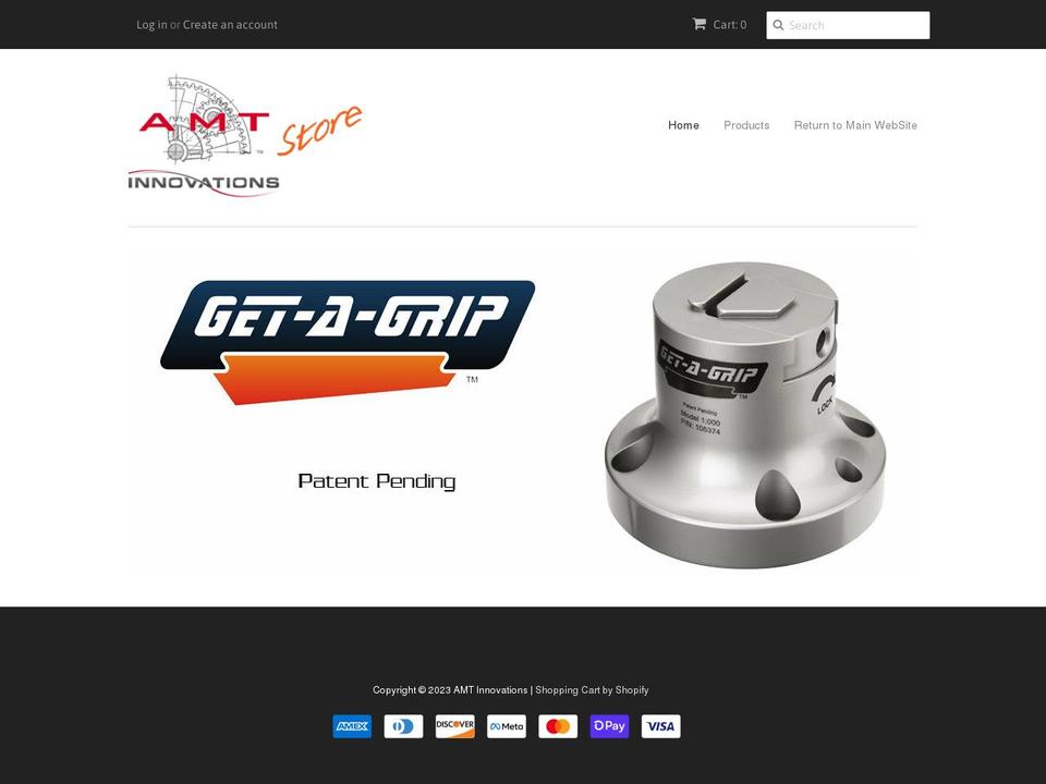 amtinnovations.myshopify.com shopify website screenshot