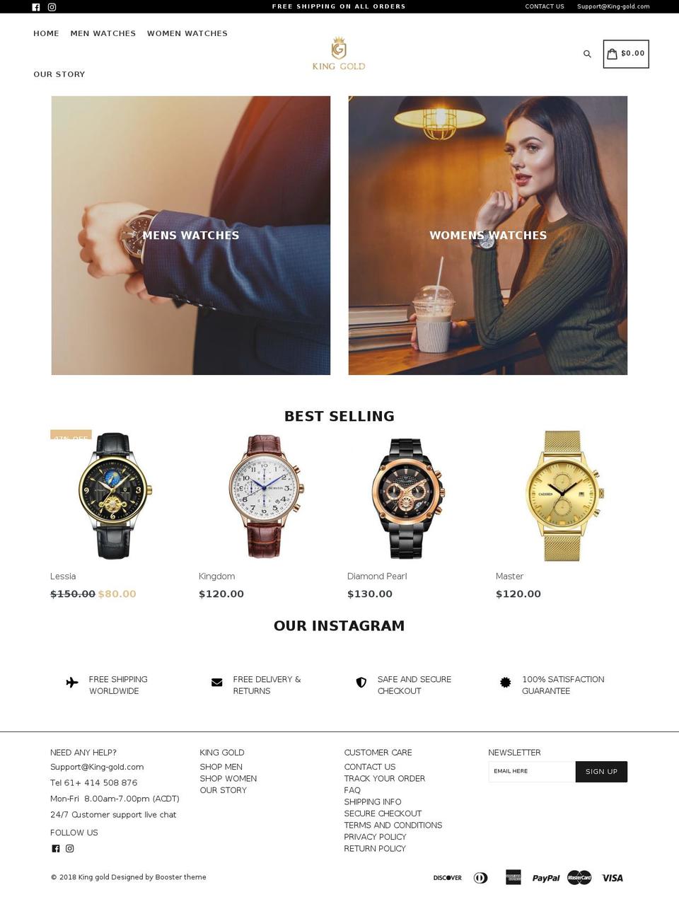 amudawatches.com shopify website screenshot