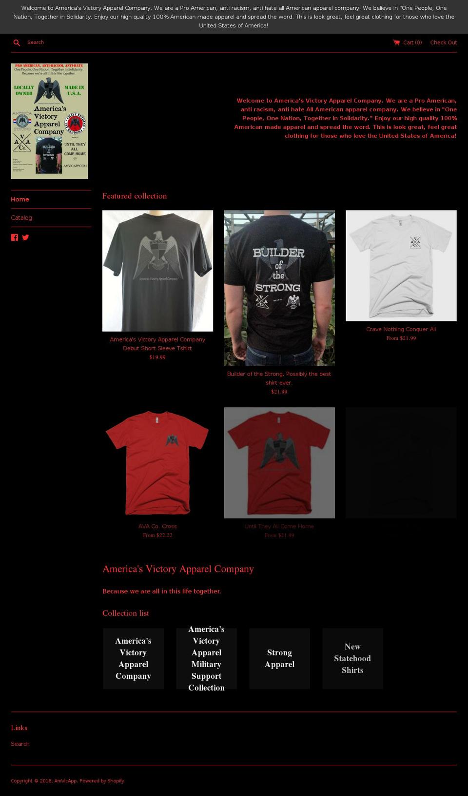 amvicapp.com — Shopify storefront screenshot